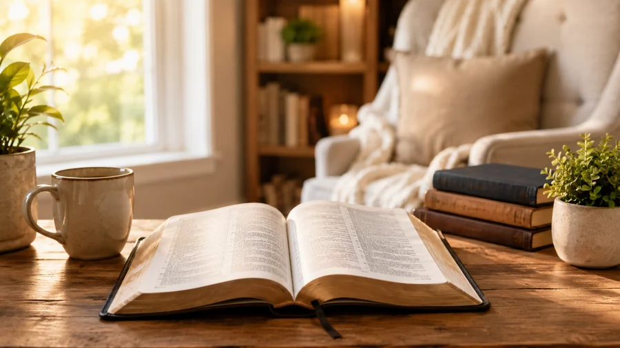 Studying the Bible together