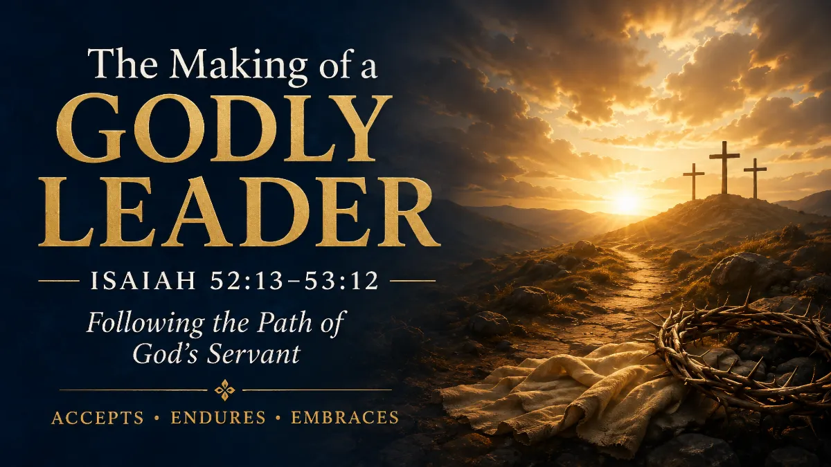 The Making of a Godly Leader course