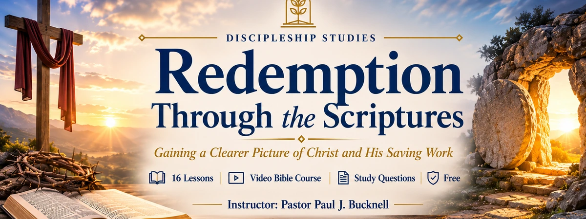 Redemption Through the Scriptures course banner