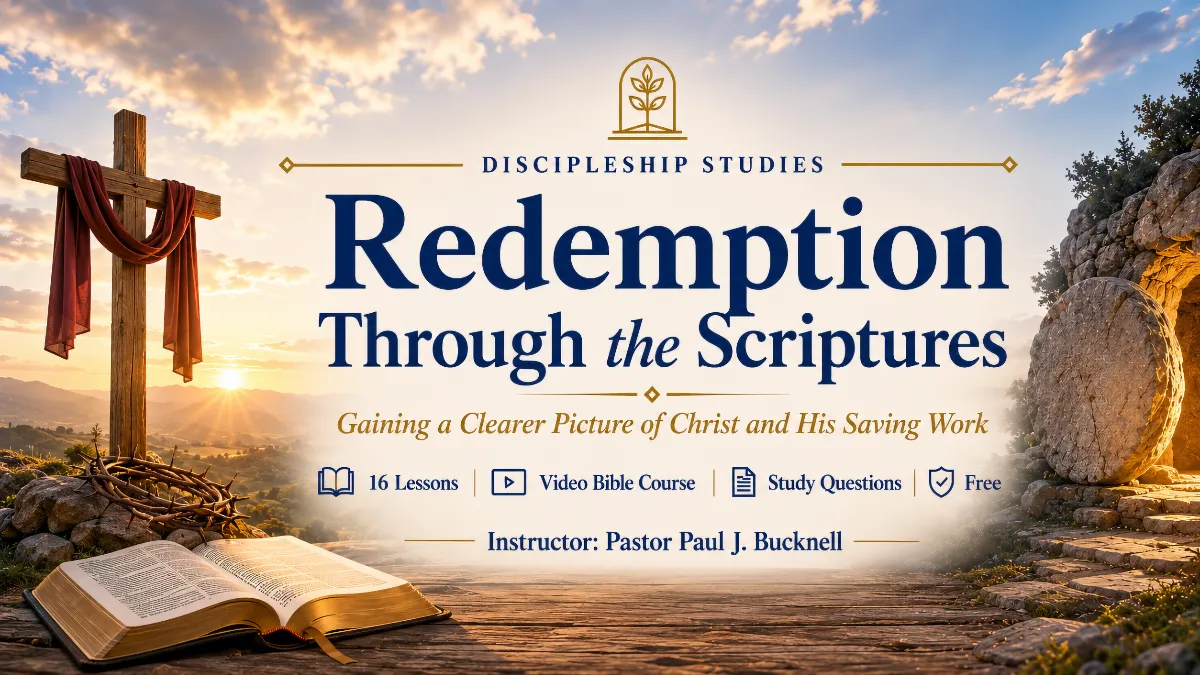 Redemption Through the Scriptures course
