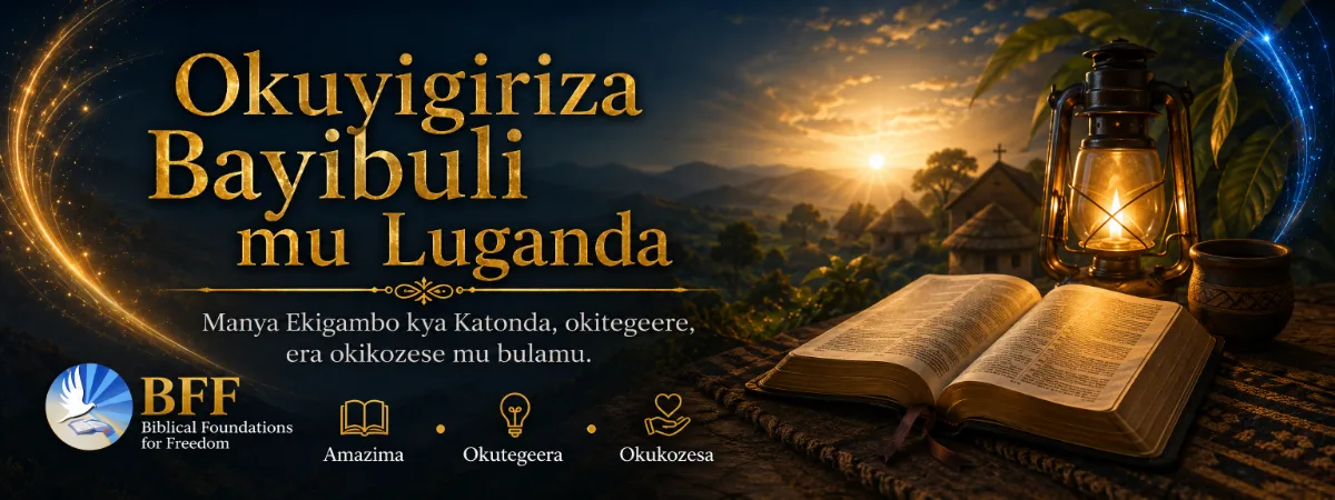Luganda Bible teaching banner