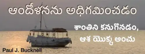 ఆందోళనను అధిగమించుట — Telugu Overcoming Anxiety