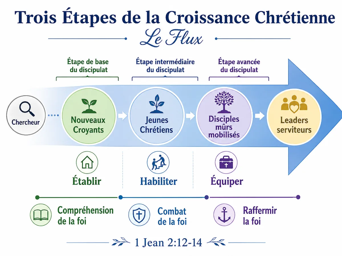 Le Flux : progression du chercheur au leader serviteur